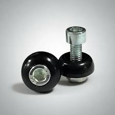 TORNILLO PLACA LISO NEGRO