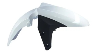 GUARDABARRO AKT RTX150 - BLANCO