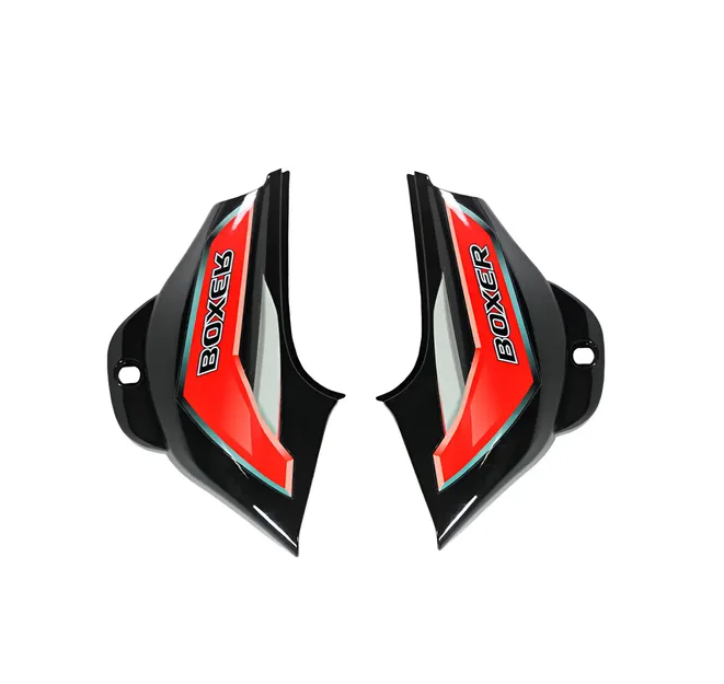 TAPA LATERAL (JGO) BOXER CT NEGRA - CALCA ROJA