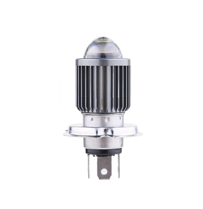 BOMBILLO LED H4 LUPA BICOLOR BLANCO/AMARILLO (UND)