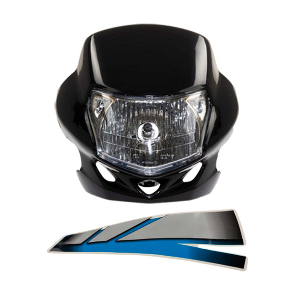 FAROLA + CARENAJE ECO DELUXE NEGRO