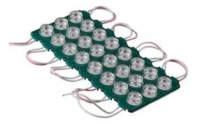 MODULO LED COB 3 PUNTOS VERDE 12V