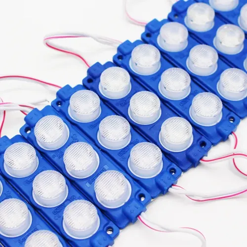 MODULO LED COB 3 PUNTOS AZUL HIELO 12V