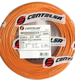 CABLE INSTALACION No.18 NARANJA