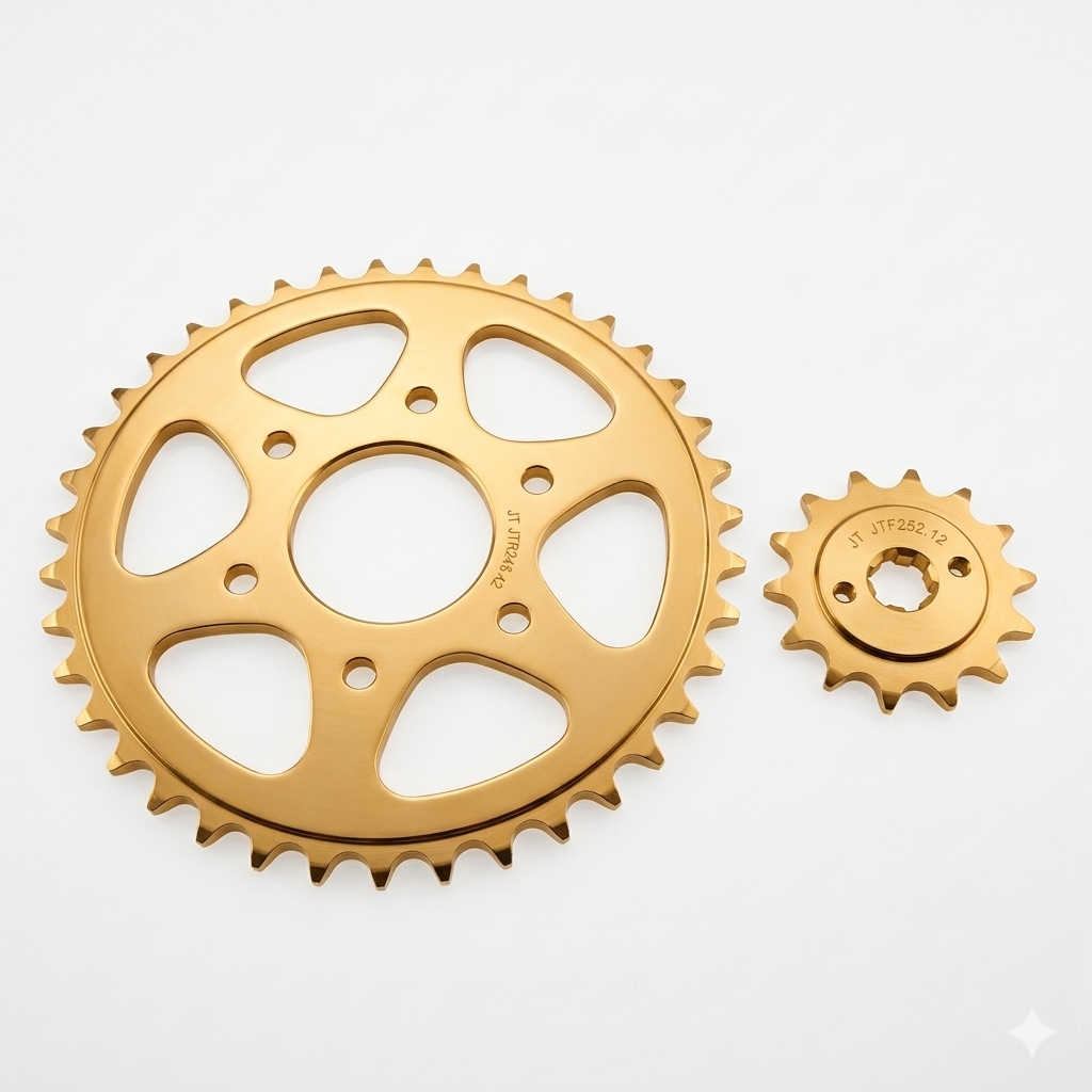 KIT SPROCKET PULSAR 200 NS  (43/14) - DORADO