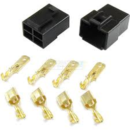 CONECTOR COMPLETO 4 PUESTOS SIN CABLE (GRANDE)