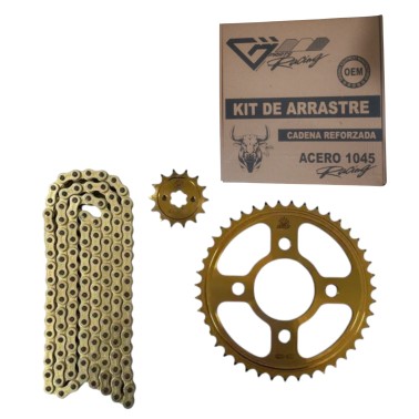 KIT ARRASTRE PULSAR 135 / DISCOVER ST (43/15) RACING DORADO