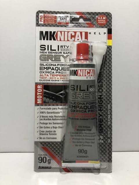SILICONA GRIS ALTA TEMPERATURA - 90 GR