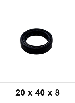 RETEN 20X40X8 CIGUEÑAL IZQ RX/DT100/