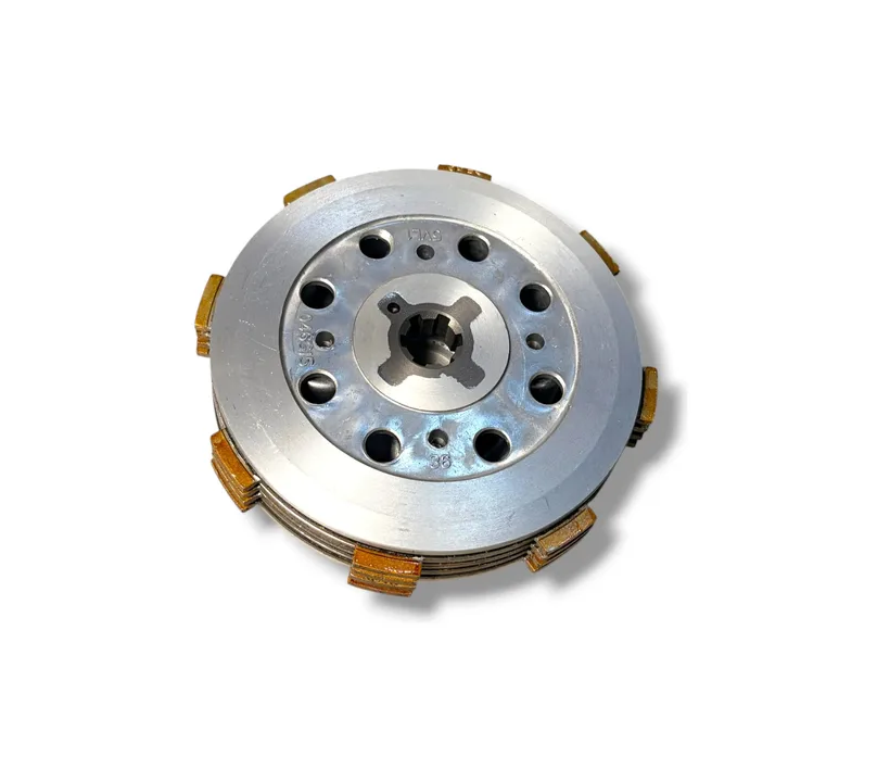 PRENSA CLUTCH COMPLETA+DISCOS LIBERO125/YBR125/XTZ125 (M.N.) (4 DISCOS)