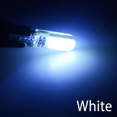 BOMBILLO BAYONETA LED SILICONADO FIJO. BLANCO