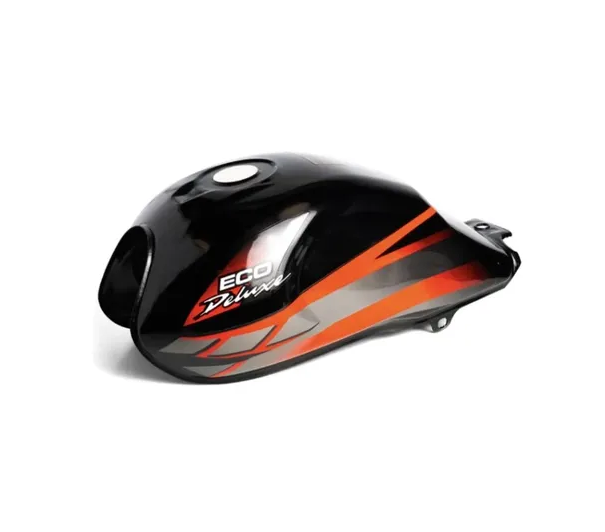 TANQUE GASOLINA ECO DELUXE NEGRO/ROJO