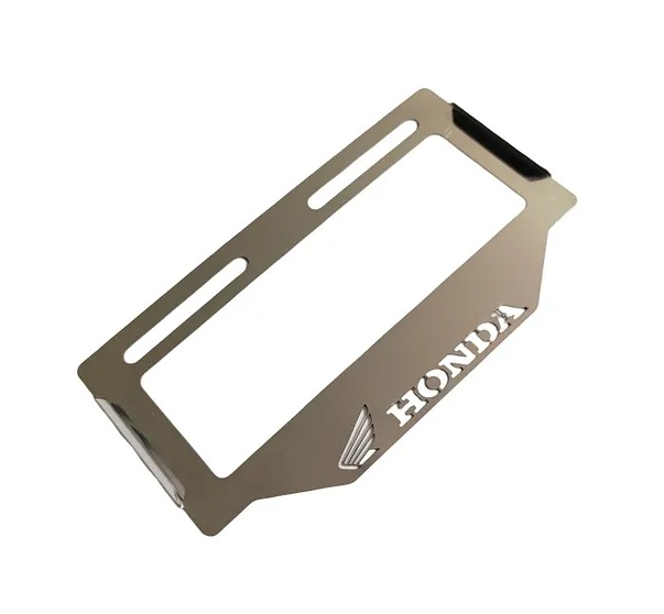 PORTA PLACA ACERO INOXIDABLE (MARCAS)
