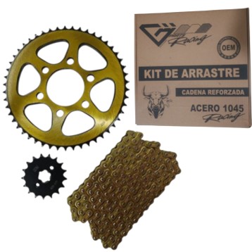 KIT ARRASTRE DR150 (50/15) RACING DORADO