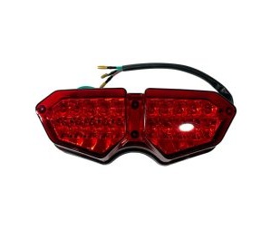 STOP COMPLETO AKT NKD LED - ROJO