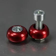 TORNILLO PLACA LISO ROJO