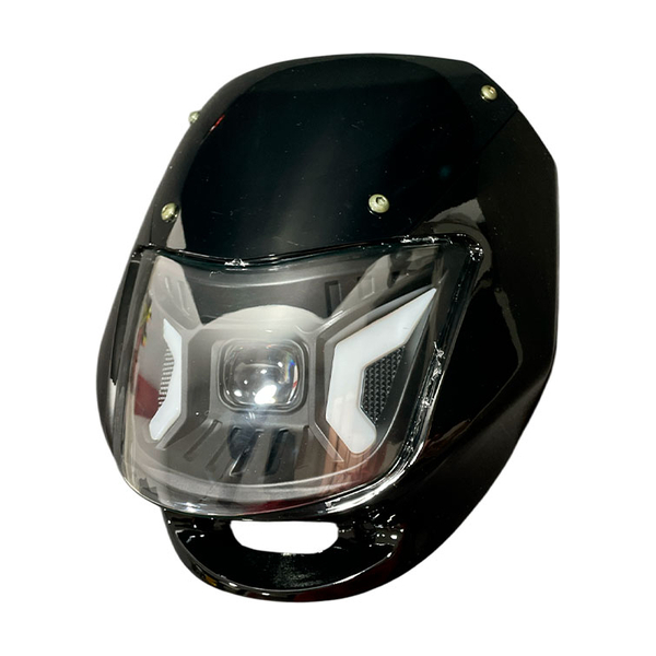 FAROLA + CARENAJE BOXER CT-100. NEGRO LED