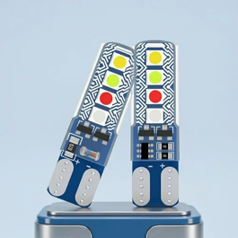 BOMBILLO BAYONETA LED SILICONADO FLASHEO MULTICOLOR