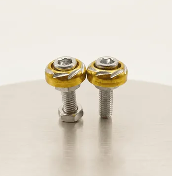 TORNILLO PLACA RAYADO DORADO
