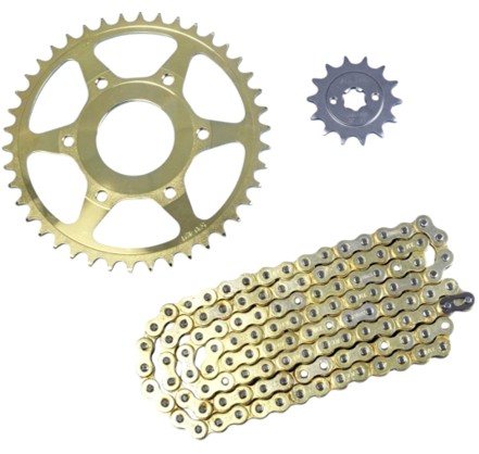 KIT ARRASTRE PULSAR II/180 (42/15/520H). 6 HUECOS. ACERADO